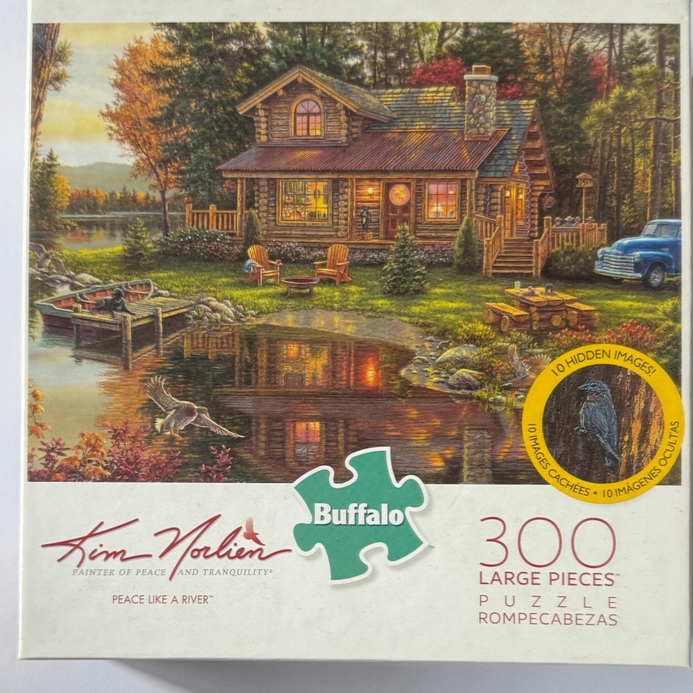 Buffalo David Bitton Tranquil Cabin 300-Piece Puzzle